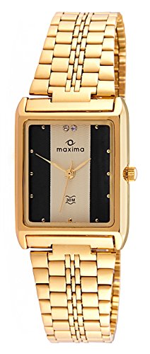 Maxima watches golden clearance colour