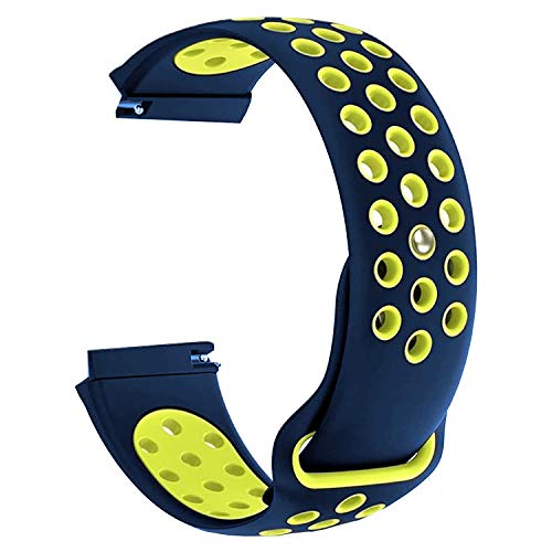 Acm Watch Strap Silicone Belt 22mm Compatible with Noise Colorfit