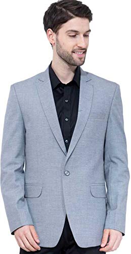 Solid single breasted on sale party men's blazer