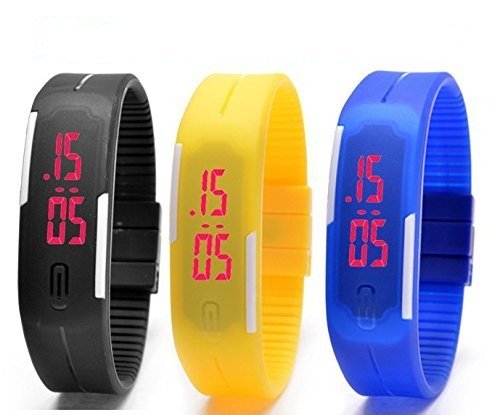 Pappi boss discount led band watch