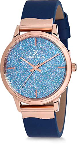 Daniel klein analog on sale blue dial women's watch