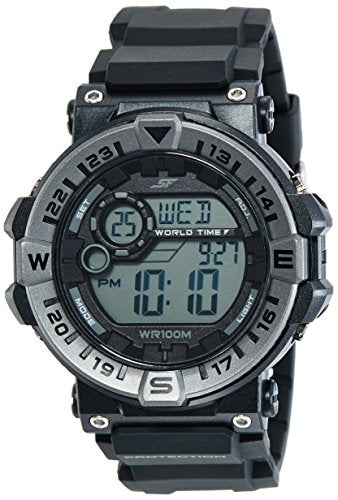 Sonata black store dial digital watch