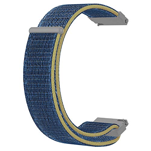 Acm Watch Strap Nylon Soft Loop 22mm Compatible with Fossil Q