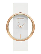Load image into Gallery viewer, Joker &amp; Witch Analogue Women&#39;s Watch(White Dial White Colored Strap)-AMWW429
