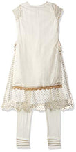 Load image into Gallery viewer, BIBA Girls Girl&#39;s Synthetic Straight Salwar Suit Set (150066_KW3375IVORY_Ivory_13)
