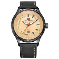 Mini Focus Luxury Men's Watch,Top Brand Quartz Watch, Casual Fashion Waterproof Stainless Steel Back Male Wristwatch MF0008G.02