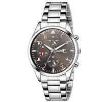 Sylvi Steel Date #3 Analog Watch - for Men