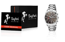 Load image into Gallery viewer, Sylvi Steel Date #3 Analog Watch - for Men
