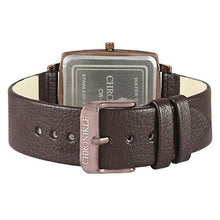 Load image into Gallery viewer, CHRONIKLE Unique Designer Leather Strap Analog Men&#39;s Wrist Watch (Dial Color:White, Brown, Band Color: Brown)
