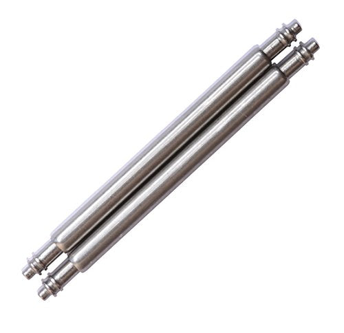 24mm X 1.5mm Stainless Steel Spring Bar Pins for Attaching Watch Band to Watches or Buckle (Set of Two)