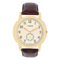 Timex Analog Champagne Dial Men's Watch-TW000U314