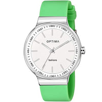 Optima Watch Men's Fashion Water Resistant Sports Slim Analogue Quartz Watches Mens (Green)