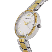 Load image into Gallery viewer, CHRONIKLE Analogue Girl&#39;s Watch(White Dial Rose Gold Colored Strap)-CW-1027L-MSGSL
