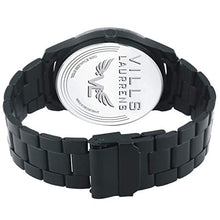 Load image into Gallery viewer, VILLS LAURRENS Analogue Men&#39;s Watch (Black Dial Black Colored Strap)
