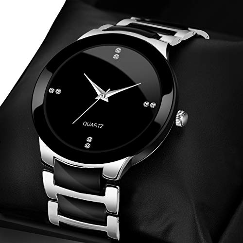 Buy Talgo Analog Round Black Dial Black Metal Strap Wrist Watch