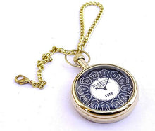 Load image into Gallery viewer, Classic Marco Polo Antique Pocket Gandhi Watch Royal Look Indian Handicraft Gift Item
