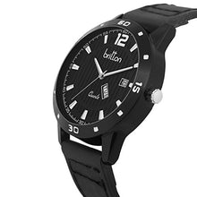 Load image into Gallery viewer, BRITTON Day and Date Analog Black Dial Men&#39;s Watch-BR-GR558-BLK-BLK

