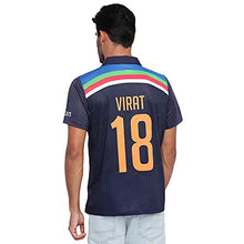 Load image into Gallery viewer, MPL Sports Team India Retro Limited Over Jersey - Virat Kohli(656-MPL-S1-VK_Navy_M)
