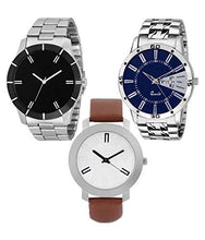 Load image into Gallery viewer, Acnos Special Super Quality Analog Watches Combo Look Like Handsome for Boys and Mens Pack of - 3(STL-LTHR-3COM)
