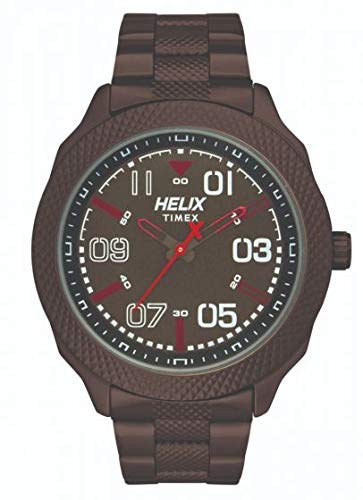 Helix Analog Brown Dial Men's Watch-TW034HG11