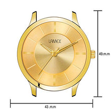 Load image into Gallery viewer, LAMEX Analog Gold Dial Men&#39;s Watch-7653-MILANODLX-GLD-GLD

