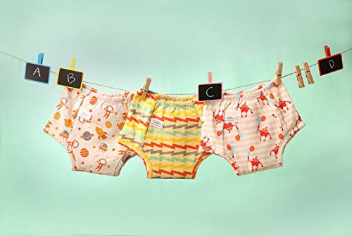 Buy SuperBottoms Striking Whites Padded Waterproof Pull up Underwear/Potty Training  Pants (3-4 Years) Pack of 12 Online at Best Prices in India - JioMart.