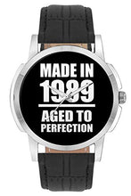 Load image into Gallery viewer, Wrist Watch for Men - Born in 1989 Aged to Perfection - Analog Men&#39;s and Boy&#39;s Unique Quartz Leather Band Round Designer dial Watch
