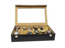 Load image into Gallery viewer, Essart PU Leather Watch Box for 12watches-Black
