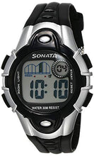 Load image into Gallery viewer, Sonata Super Fibre Digital Grey Dial Unisex Watch - 87012PP04
