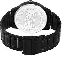 Load image into Gallery viewer, ASGARD Day &amp; Date Feature Analog Black Dial Men&#39;s Watch (Black Dial Black Colored Strap)
