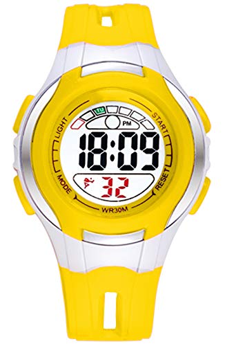 Time Up Bright Color Digital Alarm Multi-Features Watch for Kids-MR-EF45019-8