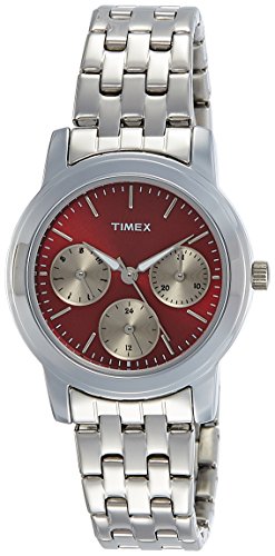 Timex Analog Red Dial Women's Watch-TW000W107