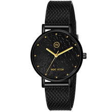 Load image into Gallery viewer, MONTVITTON Watch for Women&#39;s/Girls with Brass Analog Dial, Mesh Strap, Water Resistant &amp; 6 Months Warranty - (MV1205)
