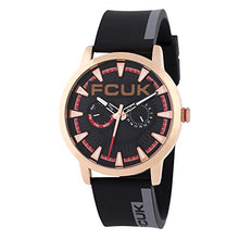 Load image into Gallery viewer, FCUK Analog Black Dial Men&#39;s Watch-FK0007B

