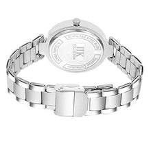 Load image into Gallery viewer, IIK Collection Round Dial Stainless Steel Bracelet Chain Analogue Day &amp; Date Functioning Watch for Women and Girls
