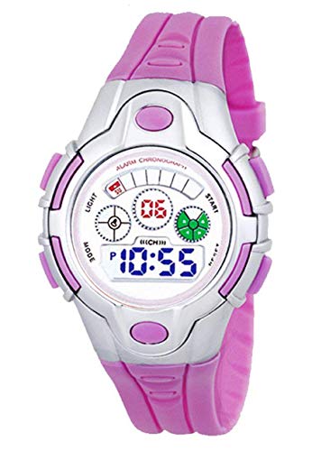 Time Up Cool Color Digital Alarm, Light, Stopwatch Function Kid's Watch