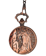 Load image into Gallery viewer, Bromstad Vintage Retro Antique Bronze Copper Colour Metal Pocket Watch Chain 1414BW

