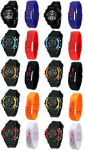 Load image into Gallery viewer, Pappi-Haunt Unisex Sports Watch Collections - Pack of 20 Multicolor Sports Watch for Boys, Girls &amp; Kids
