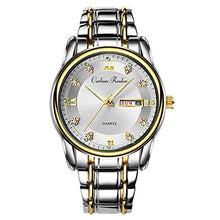 Load image into Gallery viewer, Carlson Raulen Luxury Analogue Men&#39;s Watch(Multi-Colour Dial Steel Silver White Gold Colored Strap)-CRWLJWL0100101
