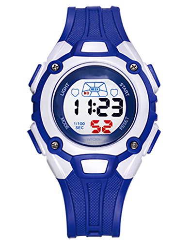 TIME UP Digital Small & Unique Style Dial Flexible Strap Multifunctional Sports Watch for Kids-KMR-8548013-2