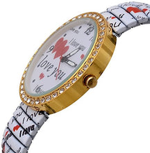Load image into Gallery viewer, Pappi-Haunt Analogue White Dial Women&#39;s &amp; Girl&#39;s Watch -I Love You Watch
