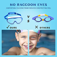 Load image into Gallery viewer, Elimoons Kids Swim Goggles, 2-Pack Wide Vision Swimming Glasses for Children and Early Teens from 5 to 15 Years Old, Wide Vision, Anti-Fog, Waterproof, UV Protection
