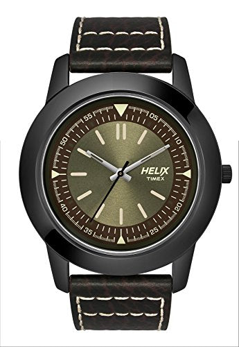 Helix Analog Grey Dial Men's Watch-TW028HG07