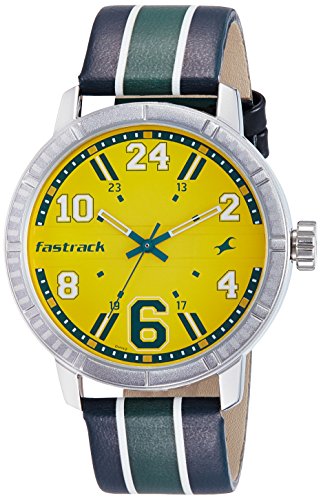 Fastrack Varsity Analog Silver Dial Men's Watch 3178SL02 / 3178SL02