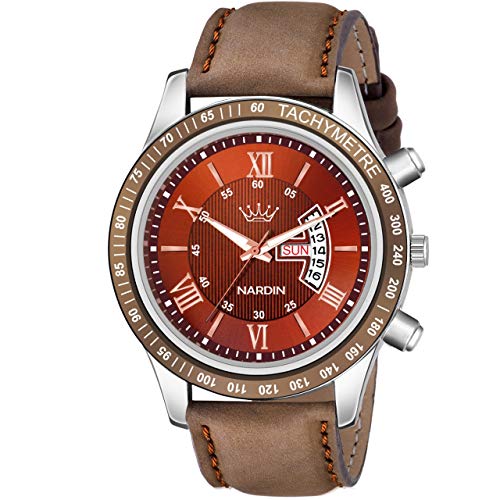 Nardin Analogue Brown Dial Day Date Functioning Mens & Boy's Watch