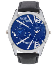 Load image into Gallery viewer, Exotica Analog Blue Dial Men&#39;s Watch (EX-88-Dual-SB)
