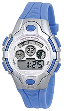 Load image into Gallery viewer, TIME UP Digital LCD Display Grey Dial Multi-Function Watch for Kids-MR-8502-LIGHT Blue
