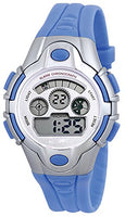TIME UP Digital LCD Display Grey Dial Multi-Function Watch for Kids-MR-8502-LIGHT Blue