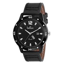 Load image into Gallery viewer, BRITTON Day and Date Analog Black Dial Men&#39;s Watch-BR-GR558-BLK-BLK
