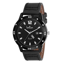 BRITTON Day and Date Analog Black Dial Men's Watch-BR-GR558-BLK-BLK